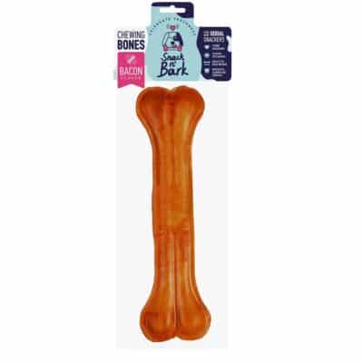 Snack n' Bark Bone pressed with flavor bacon  21cm  140gr 1 τμχ