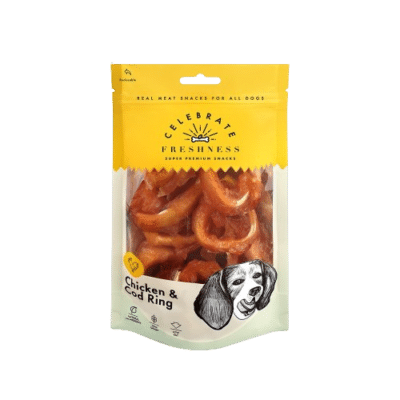 CELEBRATE CHICKEN & COD RING 100gr