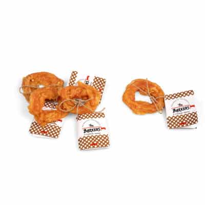THE BARKERS BEEF TENDON DONUT WITH CHICKEN 5cm 13gr 100 τμχ