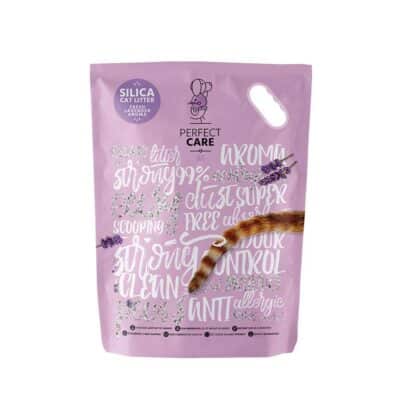 Perfect Care Cat Silica Litter Λεβάντα  5,8l