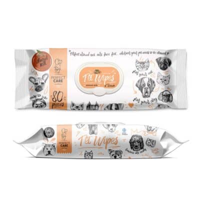 Perfect Care Pet Wipes Almond Milk 80 μαντ.