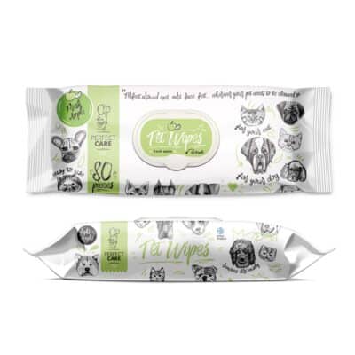 Perfect Care Pet Wipes Fresh Apple 80 μαντ.