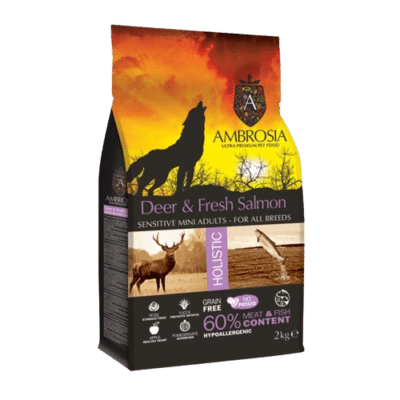 Ambrosia Adult Mini - Deer & Fresh Salmon 6kg