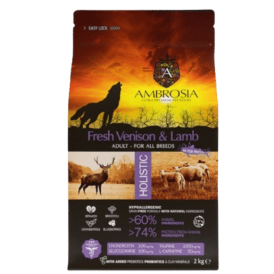 Ambrosia Adult - Venison & Lamb 2kg