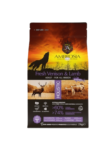 Ambrosia Adult - Venison & Lamb 2kg