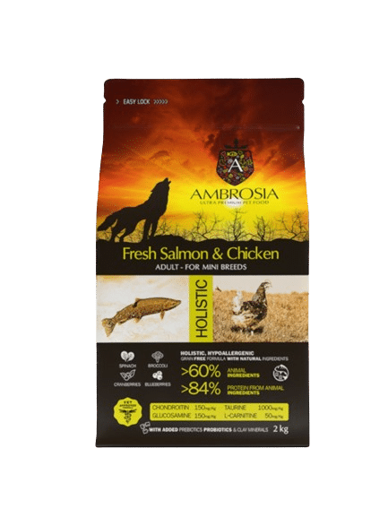 Ambrosia Adult Mini Salmon & Chicken 6kg