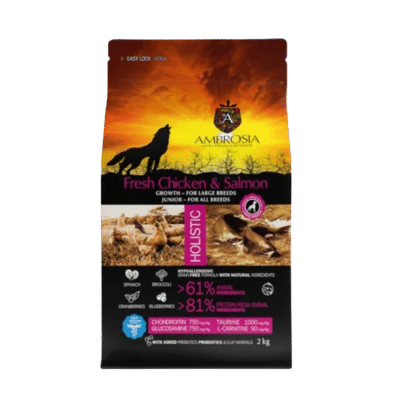 Ambrosia Grain Free Puppy Large Chicken & Salmon 2Kg