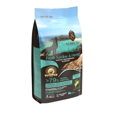 Ambrosia Mediterranean Diet Grain free Puppy Fresh Sardine & Herring 5kg