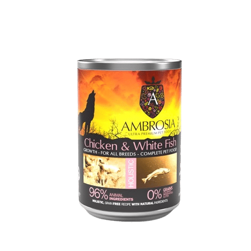 Ambrosia Grain Free Puppy Chicken & White Fish 400gr