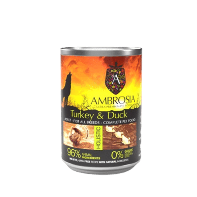 Ambrosia Grain Free Adult Sensitive Turkey & Duck 400gr