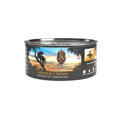 Ambrosia Grain Free Sterilised Cat Chicken & Salmon 150gr