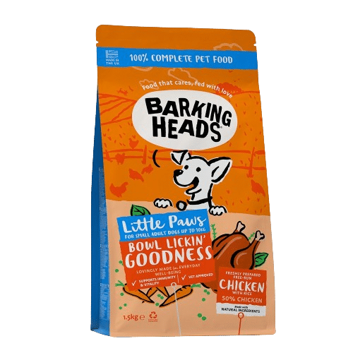 Barking Heads Little Paws Small Bowl Licking Goodness Chicken 1,5kg