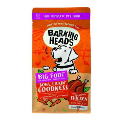 Barking Heads Big Foot Large Bowl Lickin Goodness Chicken 12kg