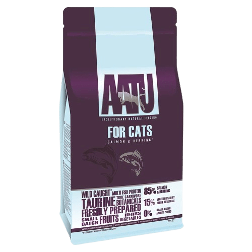 AATU Adult Cat - Σολομός & Ρέγγα - 200gr