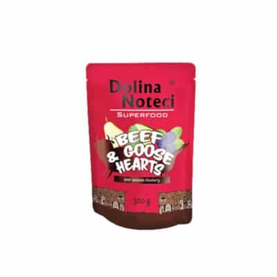 DOLINA SUPER FOOD ΒΟΔΙΝΟ & ΚΑΡΔΙΕΣ ΧΗΝΑΣ POUCH 300gr