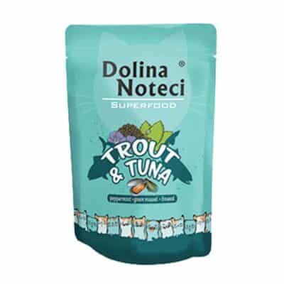 DOLINA SUPER FOOD CAT ADULT ΠΕΣΤΡΟΦΑ & ΤΟΝΟΣ  85gr