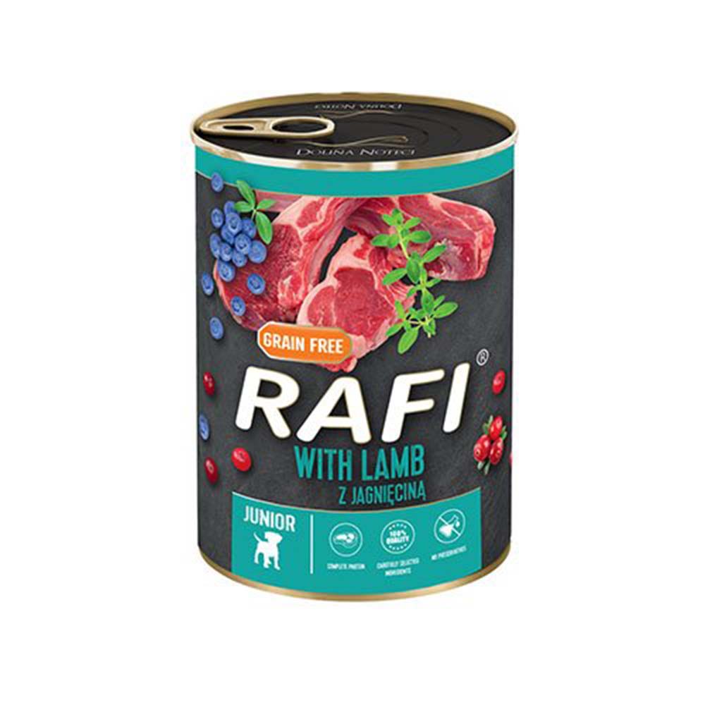 RAFI JUNIOR ΠΑΤΕ ΑΡΝΙ, BLUEBERRY & CRANBERRY 400gr