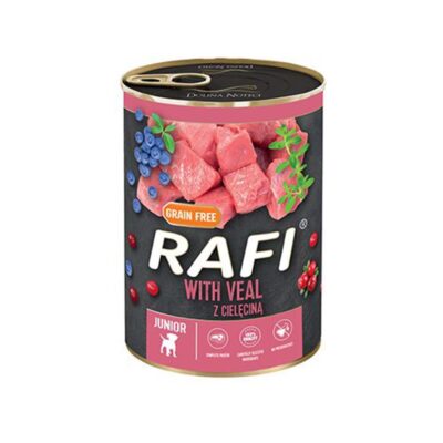 RAFI JUNIOR ΠΑΤΕ ΜΟΣΧΑΡΙ, BLUEBERRY & CRANBERRY 400gr