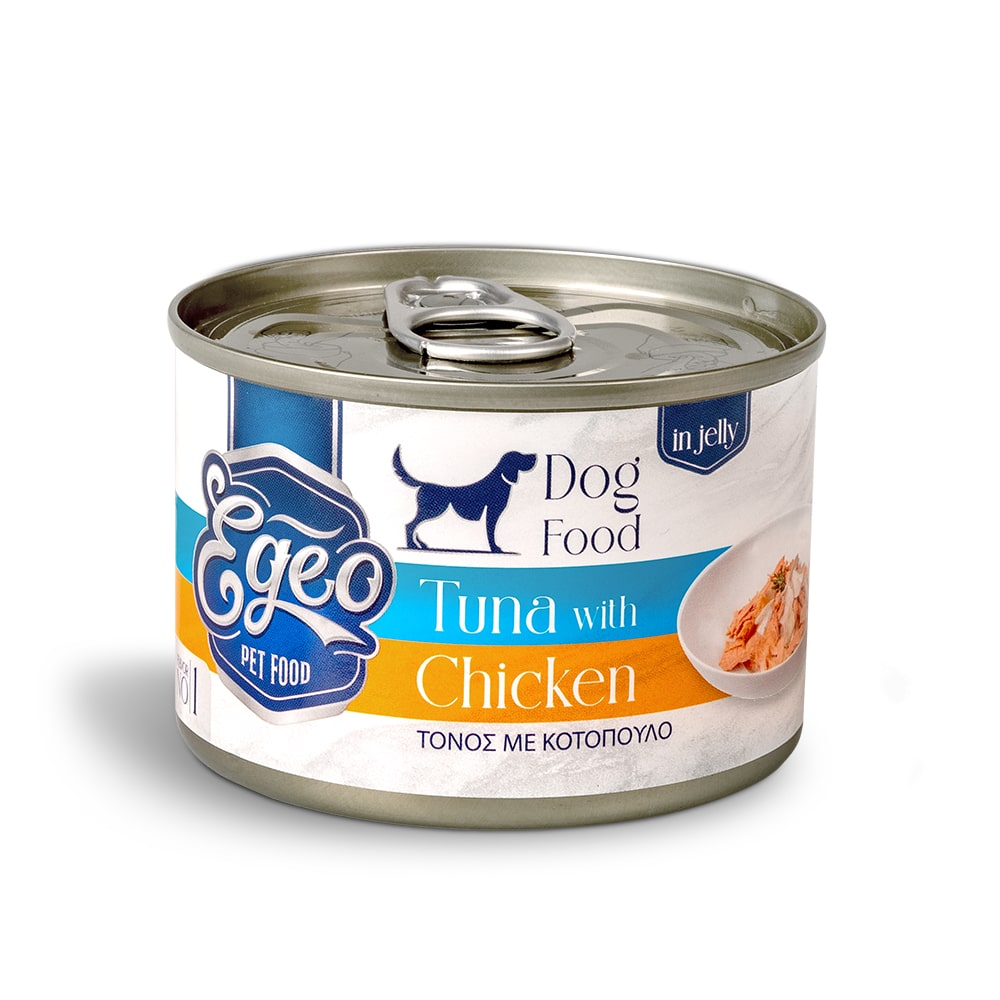 EGEO DOG ADULT ΤΟΝΟΣ ΜΕ ΚΟΤΟΠΟΥΛΟ ΣΕ ΖΕΛΕ 160gr
