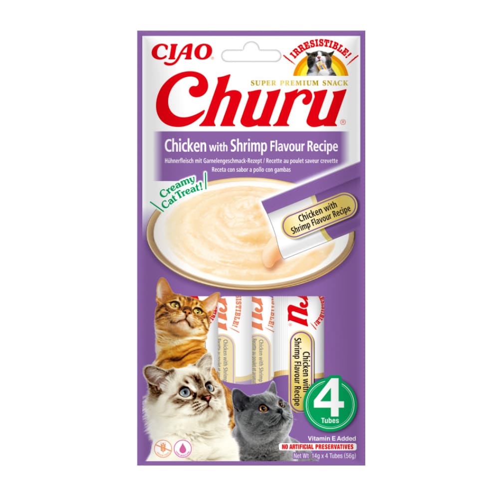 CHURU CAT CHICKEN & SHRIMP 56gr
