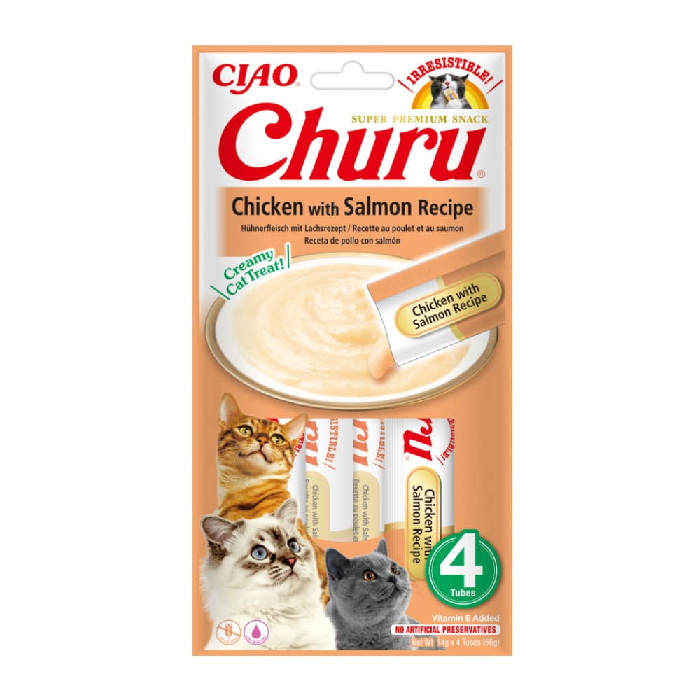 CHURU CAT CHICKEN & SALMON 56gr