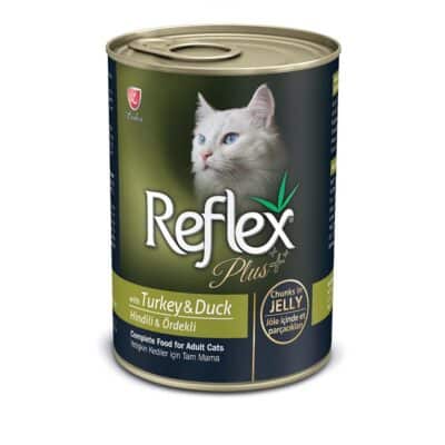 Reflex Plus Cat Kομμάτια Γαλοπούλα & Πάπια σε Ζελέ 400gr