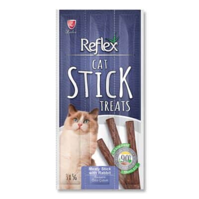 Reflex Grain Free Cat Stick Treats Rabbit 3x5gr