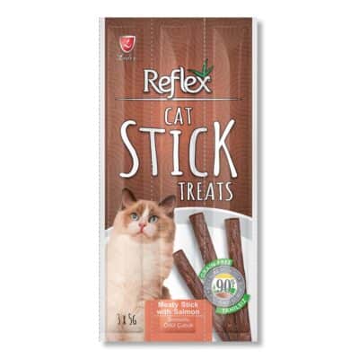 Reflex Grain Free Cat Stick Treats Salmon 3x5gr