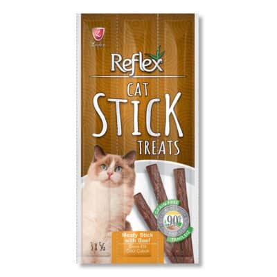 Reflex Grain Free Cat Stick Treats Beef 3x5gr