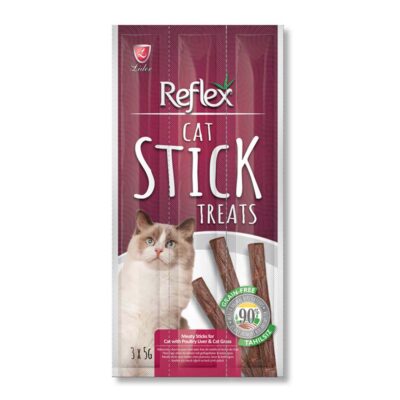 Reflex Cat Meaty Sticks Συκώτι & Catnip 3x5gr