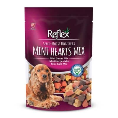 Reflex Semi Moist Mini Hearts Mix 150gr