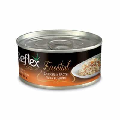 Reflex Plus Essential Cat Κοτόπουλο & Κολοκύθα σε Ζωμό 70gr