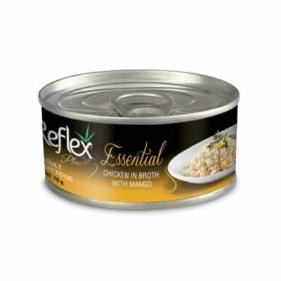 Reflex Plus Essential Cat Κοτόπουλο & Μάνγκο σε Ζωμό 70gr