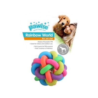 PW Παιχνίδι Σκύλου Rainbow World Ball S Small