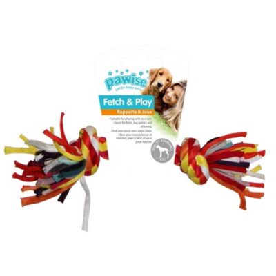 PW Παιχνίδι Σκύλου Colorful Braided Rope Bone 23cm