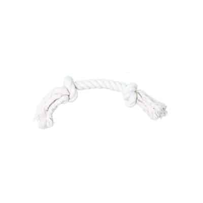 PW Παιχνίδι Σκύλου Rope Bone 2 Knots Natural 17,8cm