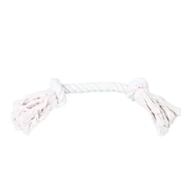 PW Παιχνίδι Σκύλου Rope Bone 2 Knots Natural 30,5cm