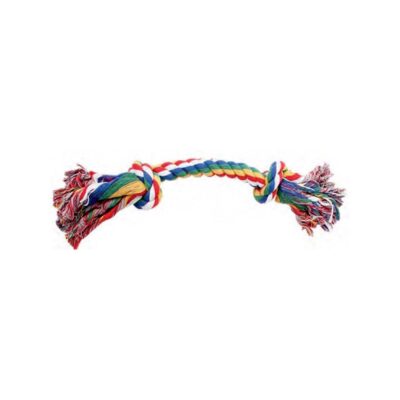 PW Παιχνίδι Σκύλου Rope Bone 2 Knots Multicolor 30,5cm