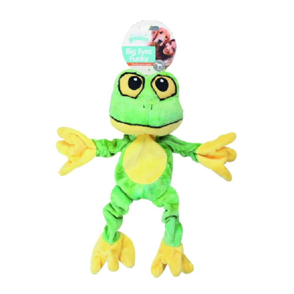 PW Παιχνίδι Σκύλου Big Eyes Frog 29cm