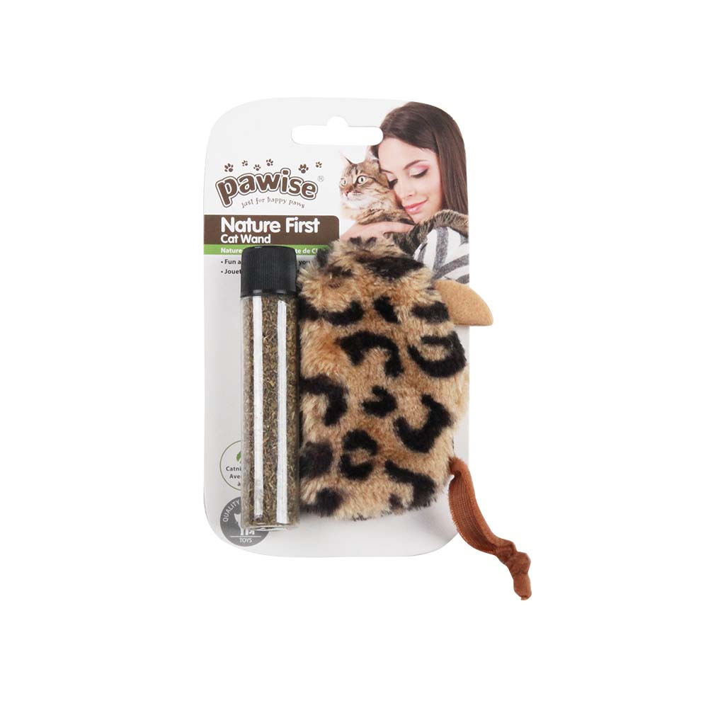 PW Παιχνίδι Γάτας Catnip Mouse Stuffless με ανταλλακτικό catnip 10cm