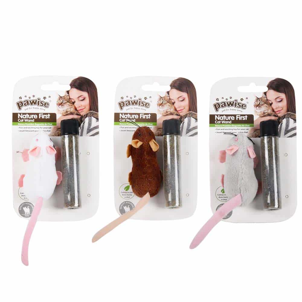 PW Παιχνίδι Γάτας Catnip Mouse με ανταλλακτικό catnip 8cm